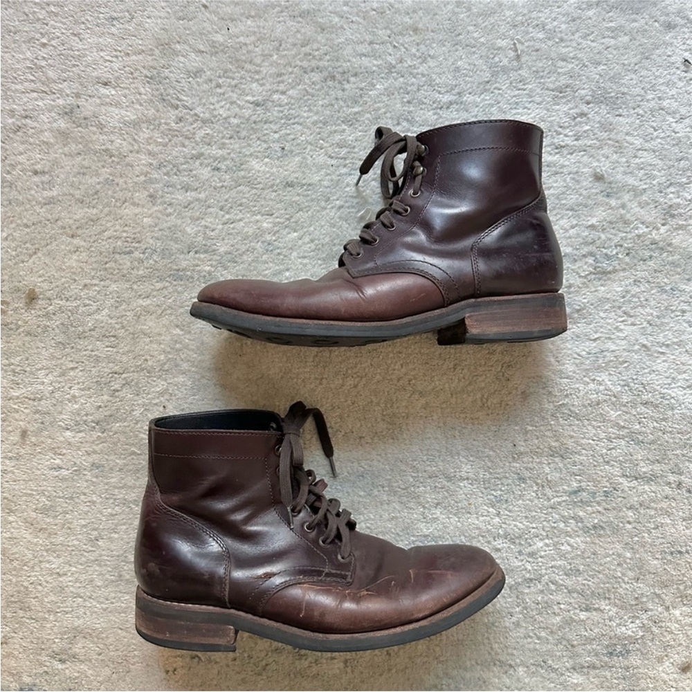 Thursday Boots Everyday Combat Brown Leather Lace Up Ankle Men’s 10